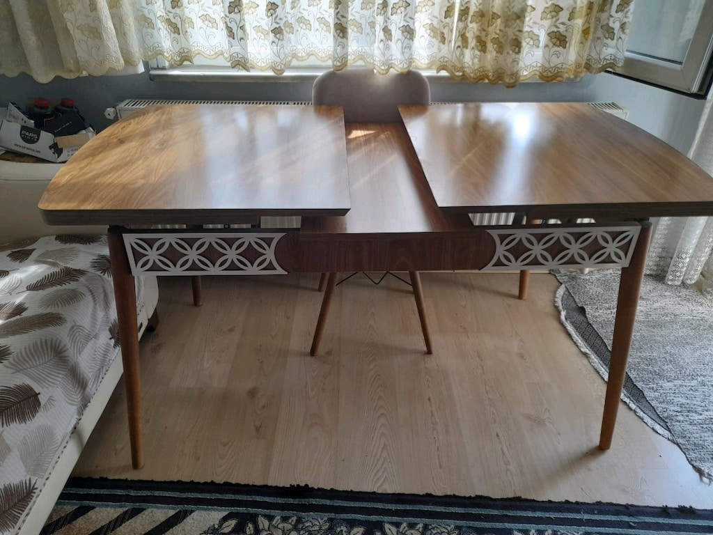 Ahşap yemek masası ve 4 sandalye uygun fiyat - 2