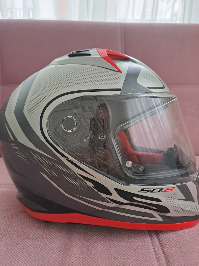 Givi 50.8 Racer Kapalı Kask İntercom mikrofon ve hoparlörle birlikte - 3