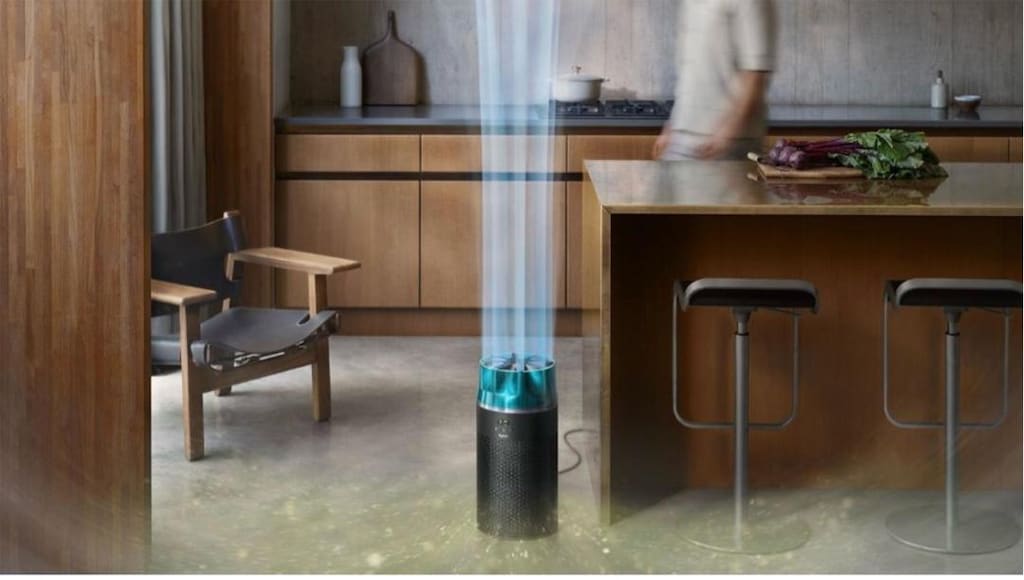 Dyson HushJet HJ10 Kompakt Hava Temizleyici Siyah/Turkuaz – SIFIR - 3