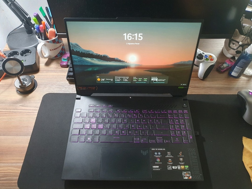Temiz Asus TUF Gaming A15 | Ryzen 7 7735HS | RTX 4050 140W | [16GB RAM - 4