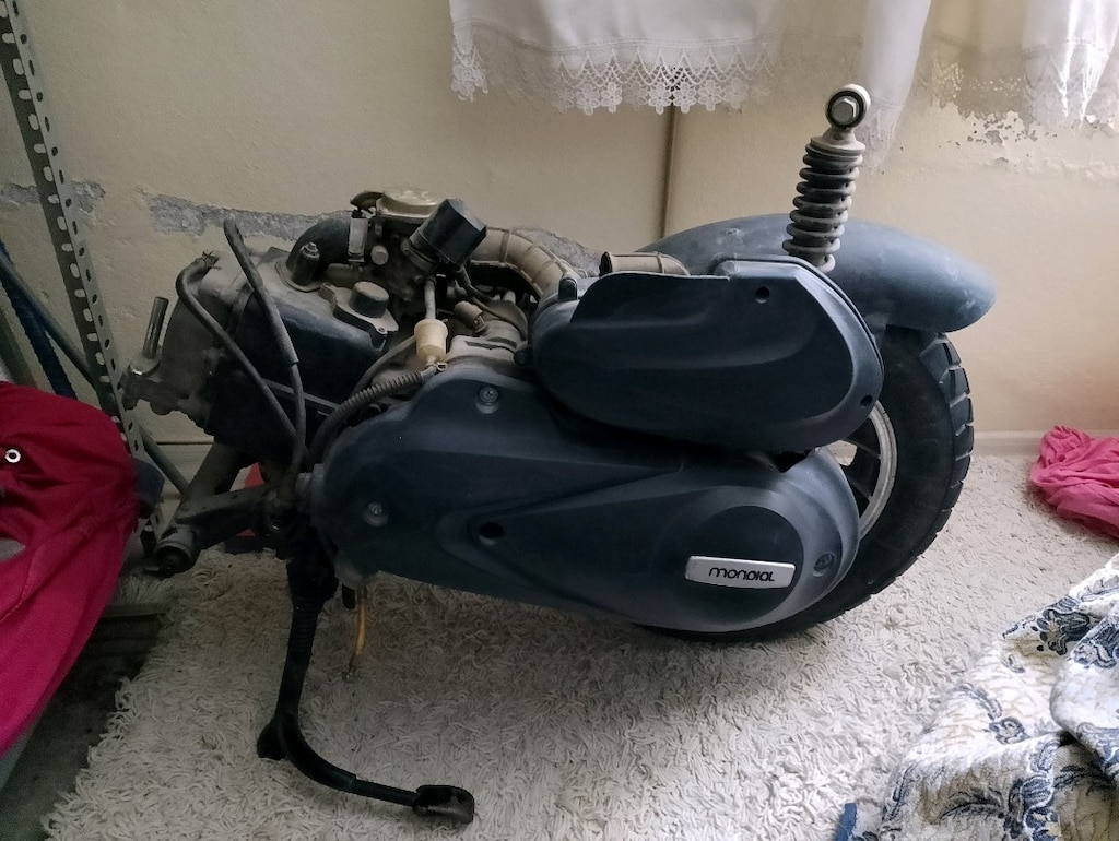 MONDIAL REVIVAL 80 CC KOMPLE KELLE MOTOR - 5
