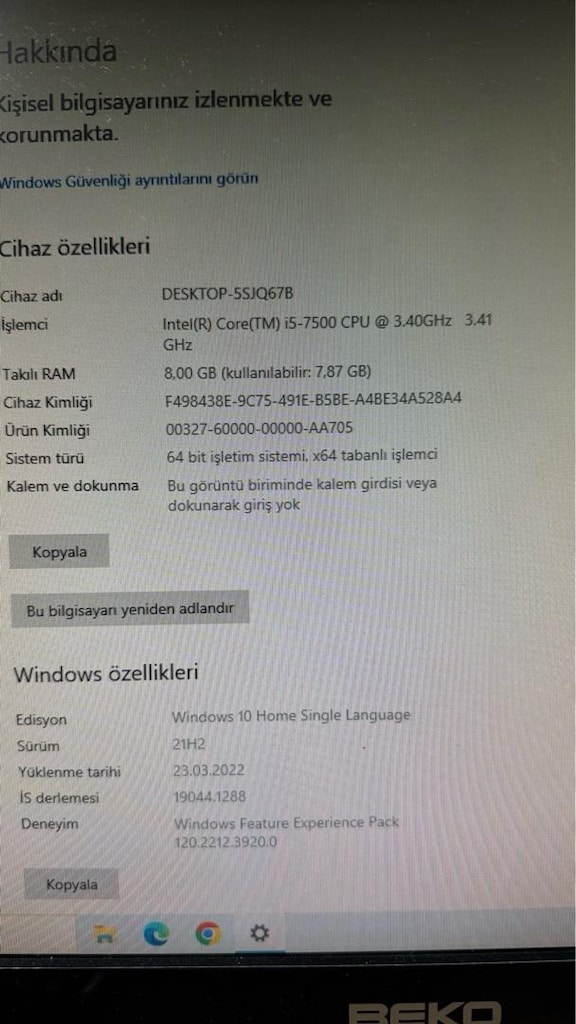 Dell Optiplex 7050 Mini PC İ5 7.Nesil İşlemci - 3
