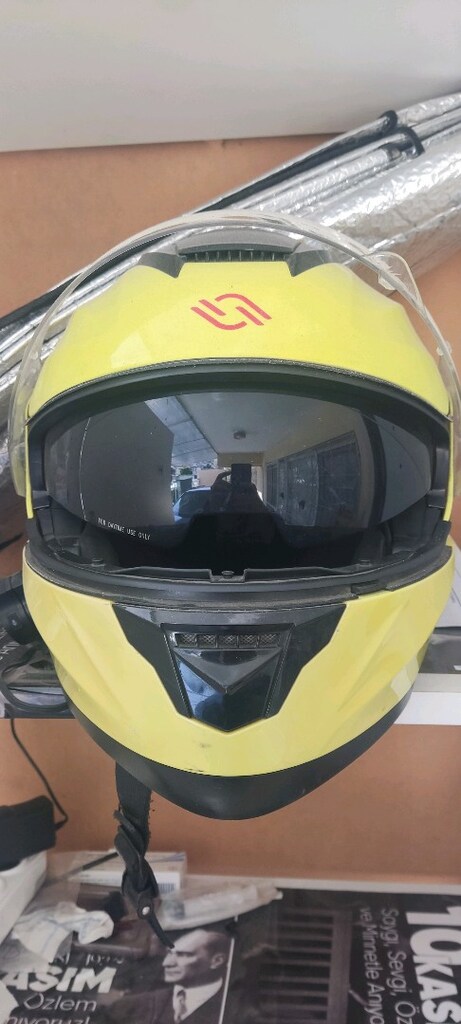 temiz Interkomlu kask vizor açılıp kapanıyor - 3