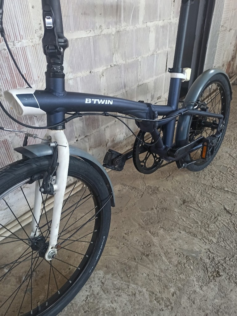 BTWİN TILTY 500 serisi 20 jant katlanır Shimano 7 vites alüminyum . - 10