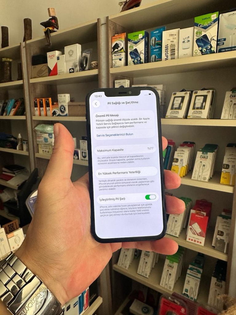 Apple 12 128 Gb kozmetik 10/7 ekran değişen tr chz - 3