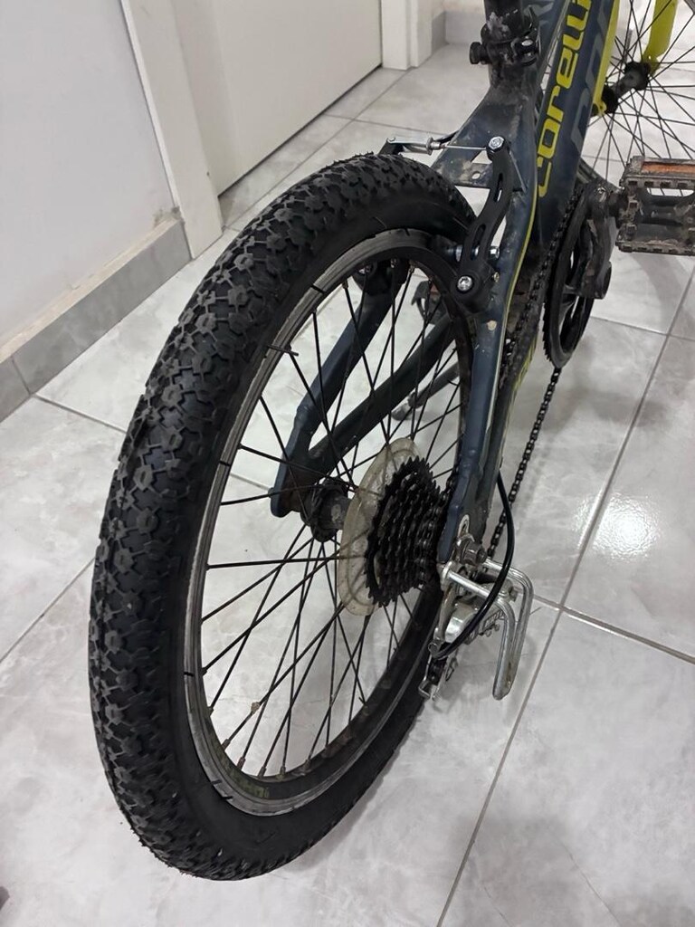 Corelli Rave Up 20" Jant 7 Vites V Fren G Mavi Sarı Erkek Çocuk Bisikl - 5