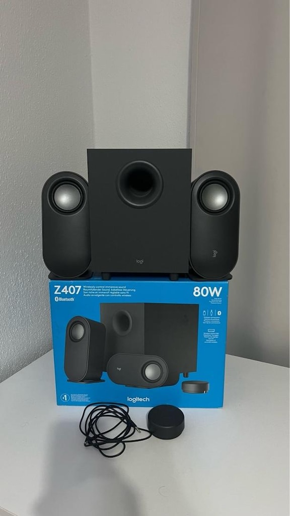 LOGITECH Z407 Subwoofer 2.1 Kablolosuz Bluetooth Bilgisayar Hoparlörü - 3