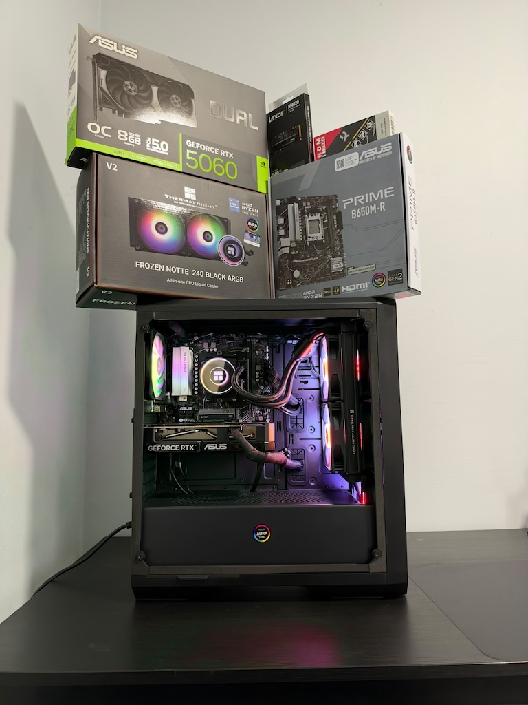 RYZEN 5 7600 / RTX 5060 / 16 GB DDR5 / 1TB SSD - 2