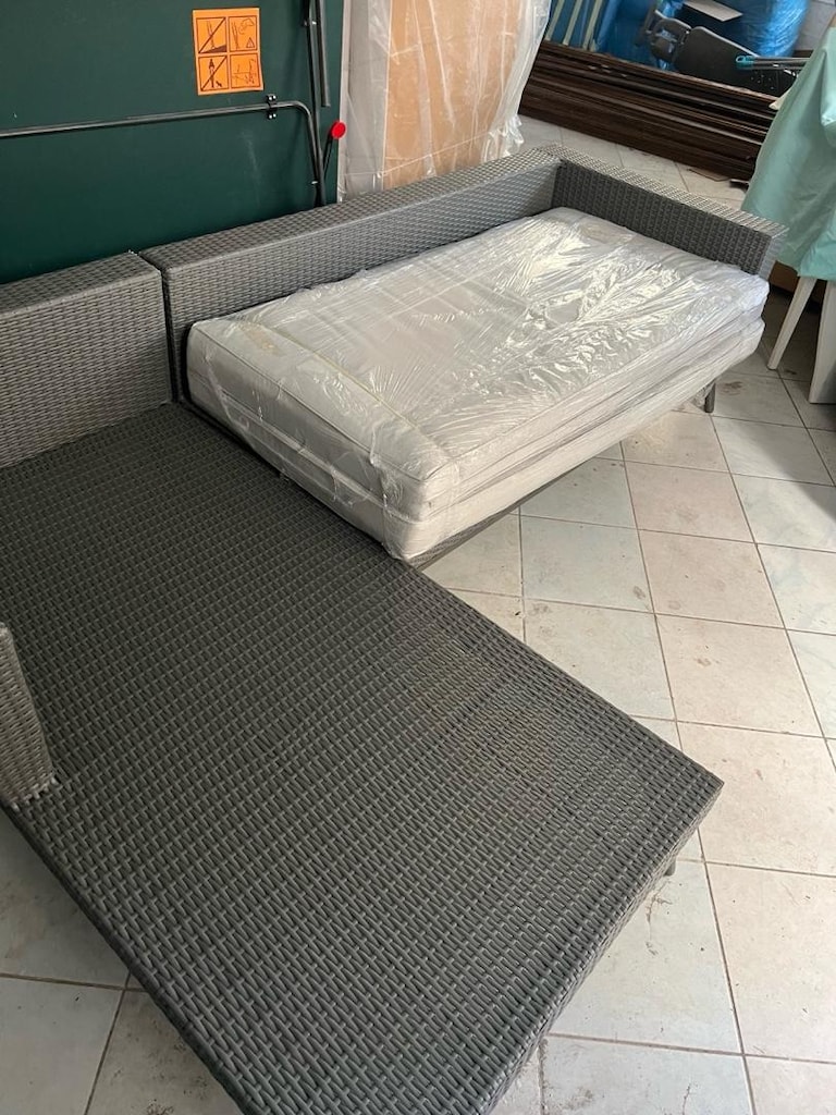ÇOK TEMİZ IKEA MARKA SUYA DAYANIKLI KÖŞELİ BAHÇE TAKIMI - 6
