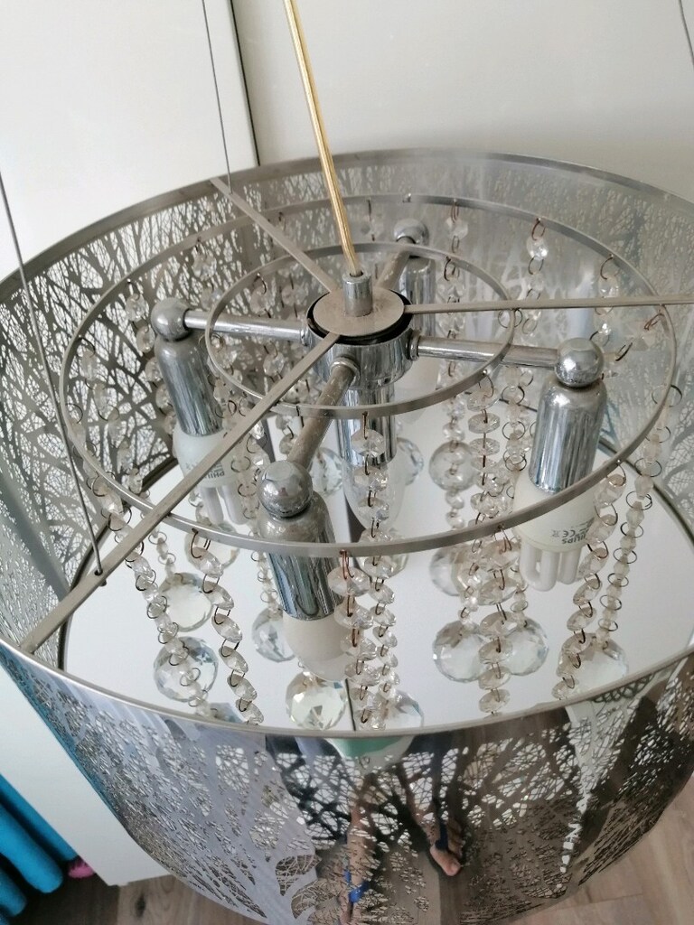 avize kristal taşlı