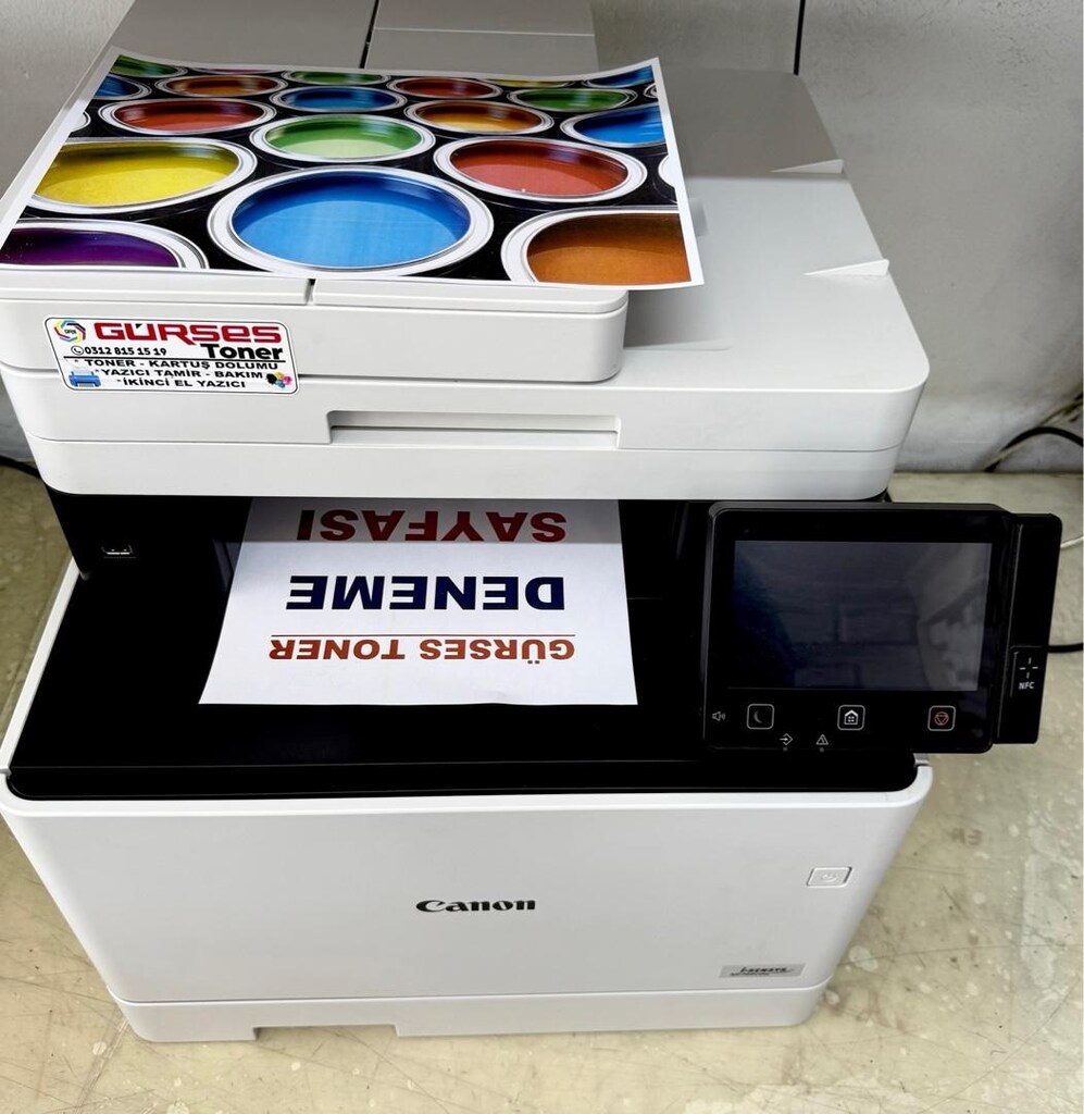 Yazıcı Canon MF744CDW Tarayıcı + Fotokopi Renkli Çok Fonksiyonlu - 4
