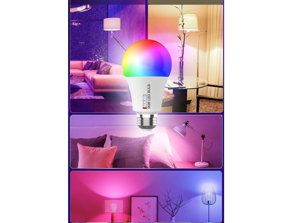 4 ADET Suled Rgb Led Kumandalı Lamba - 2