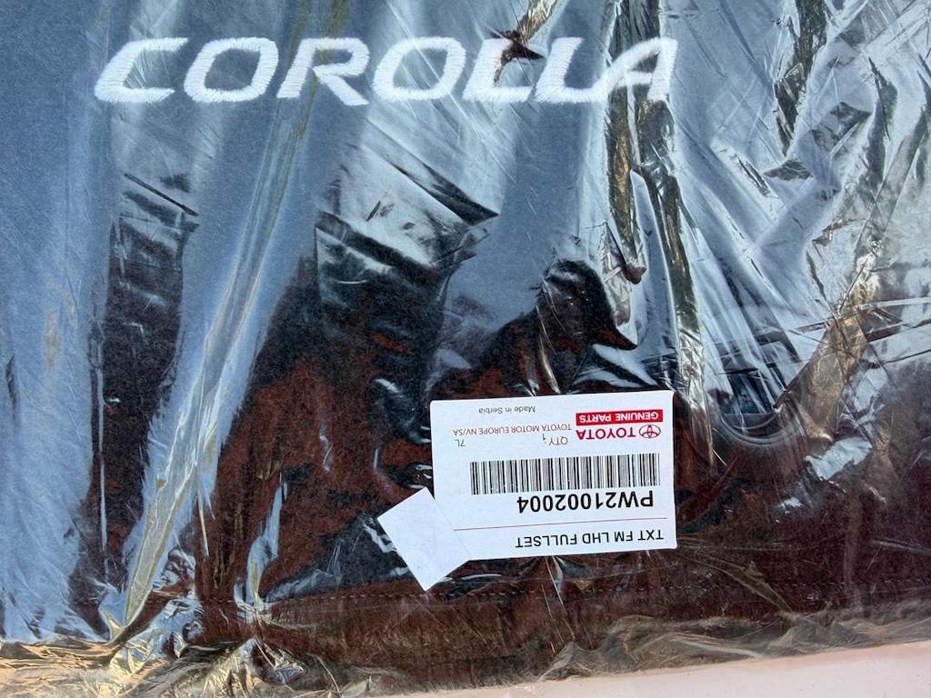 2018 model toyota corolla halı paspası sıfır 2 takım - 3