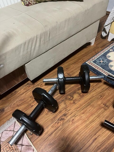 Dumbell Seti ve Z Barlı Halter Seti