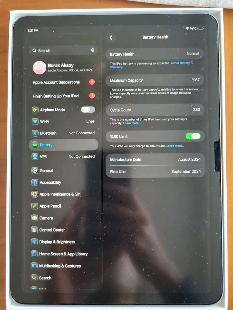 iPad Air M2 11" 128GB + Apple Pencil Pro - 9
