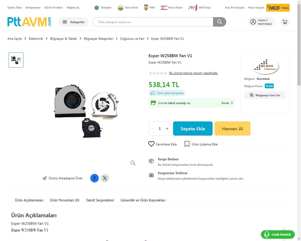 Exper W258BW Notebook Parçaları - 9