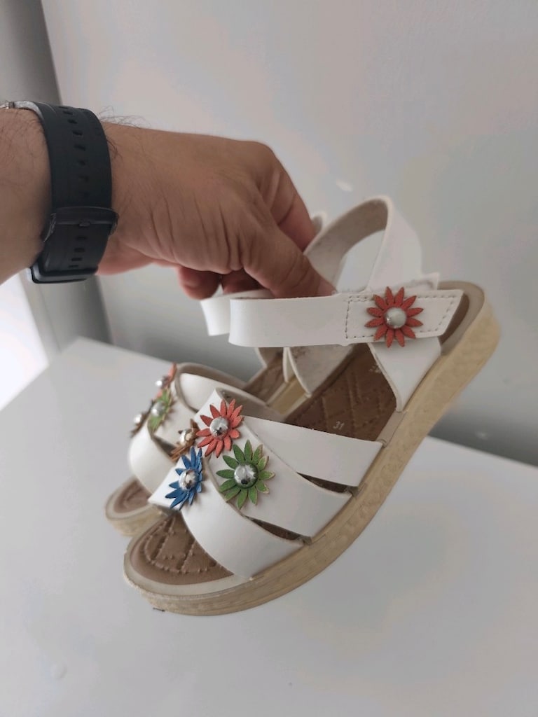 PIRILTILI KIDS Ortapedik Kız Çocuk Sandalet 31 Numara - 8