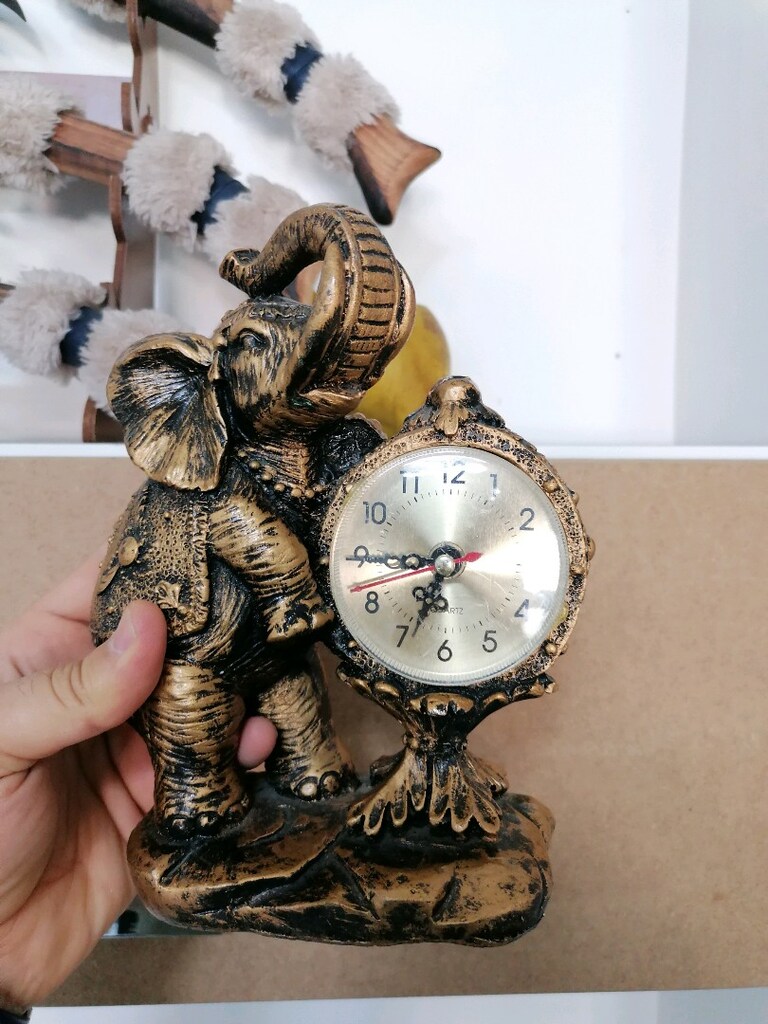 Fil motifli Masa saati, kaliteli ürün - 2