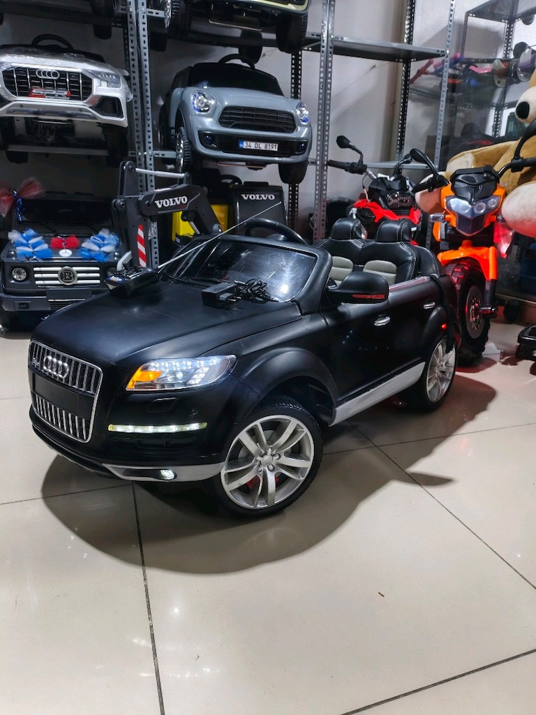 (AnkaCar çocuk oto galeri)12+12 2 MOTOR AUDİ Q7 KUMANDALI AKÜLÜ ARABA - 2
