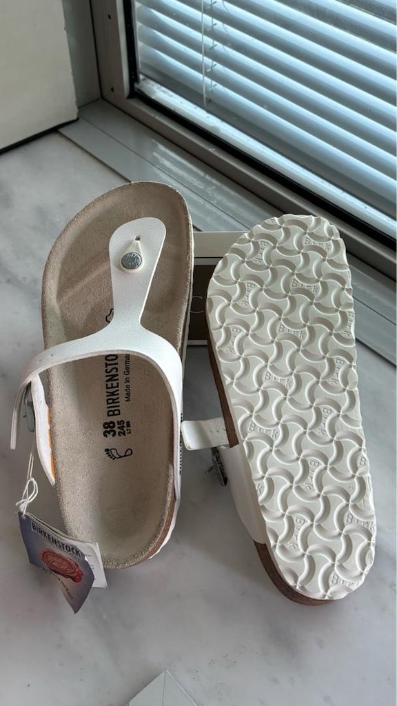 ALMANYA’DAN ORİJİNAL, BIRKENSTOCK BEYAZ TERLİK - 3