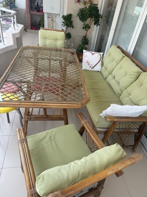 BAMBU BAHÇE BALKON TAKIMI