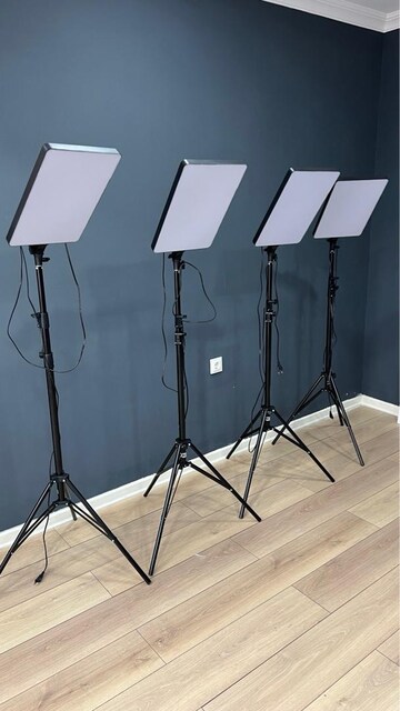 GDX P300TS Profesyonel LED Panel Işık Seti (4 Adet) + Tripod + Kutulu