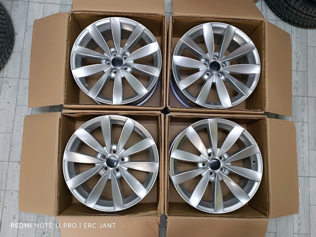 17 - 5x100 LUGANO SIFIR JANT TAKIMI - 9