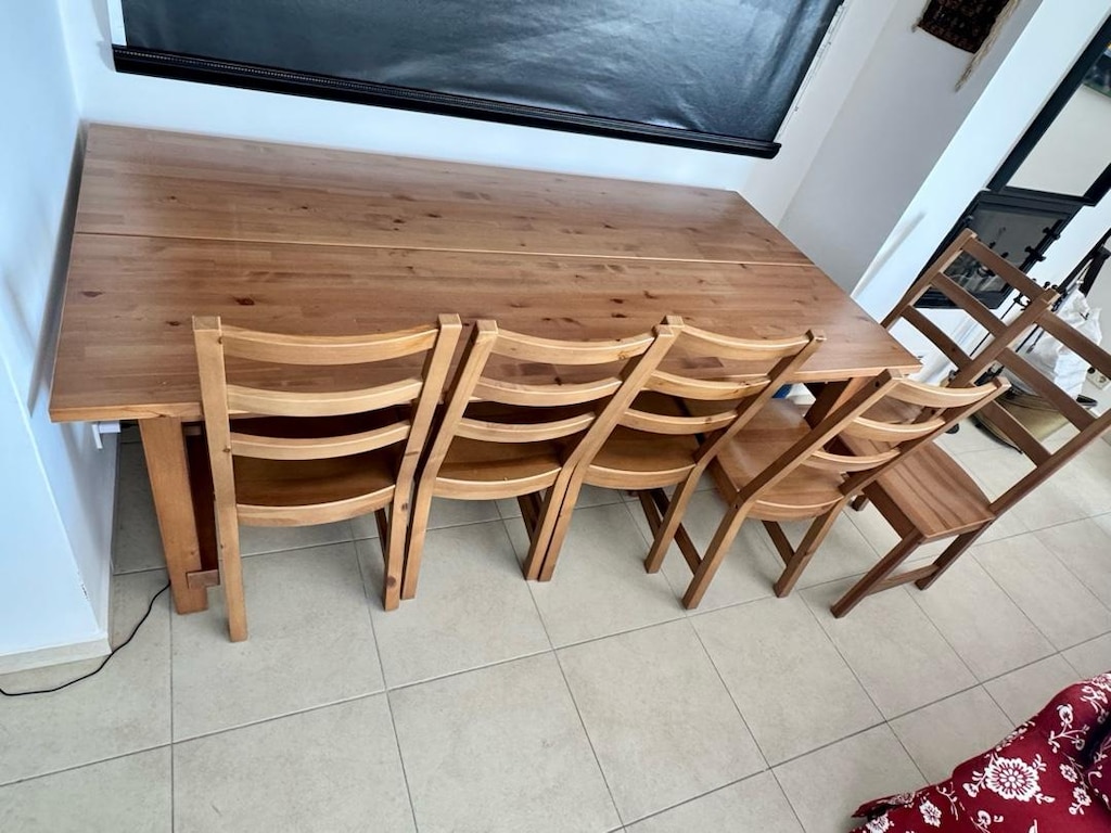 6 - 10 Kişilik Ahşap Yemek Masası ve Sandale Takımı - 2