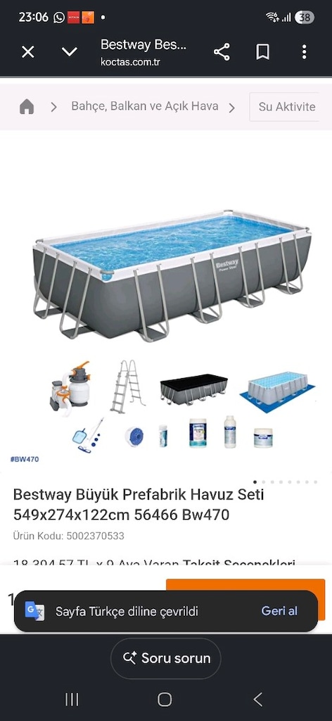 Prefabrik Havuz
