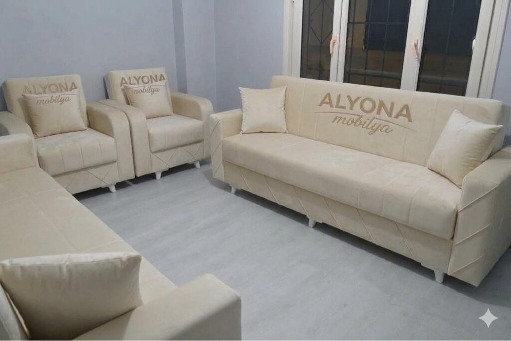 ALYONA MOBİLYA DAN YATAKLI BAZALI ÇEKYATLAR MAKSİ TAKIMLAR KAPIDA ÖDME - 14