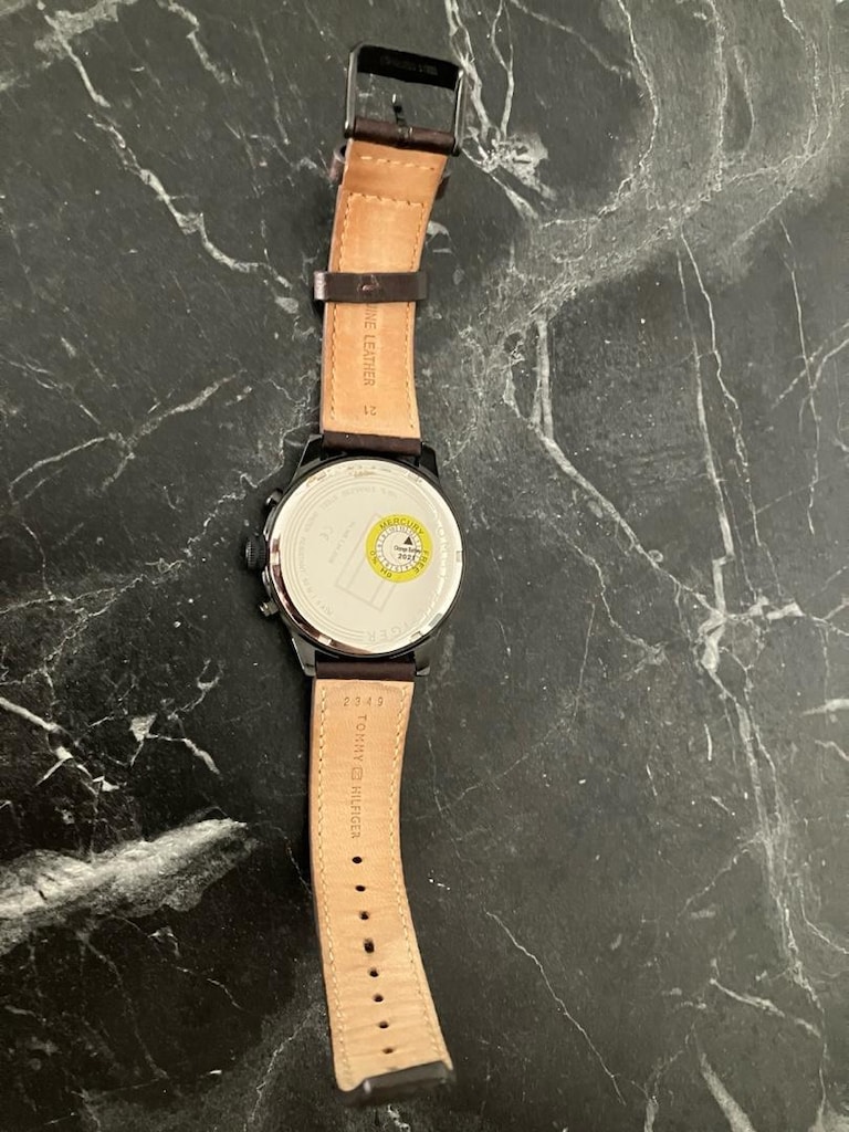 Orijinal Tommy Hilfiger Erkek Deri Saati - 5