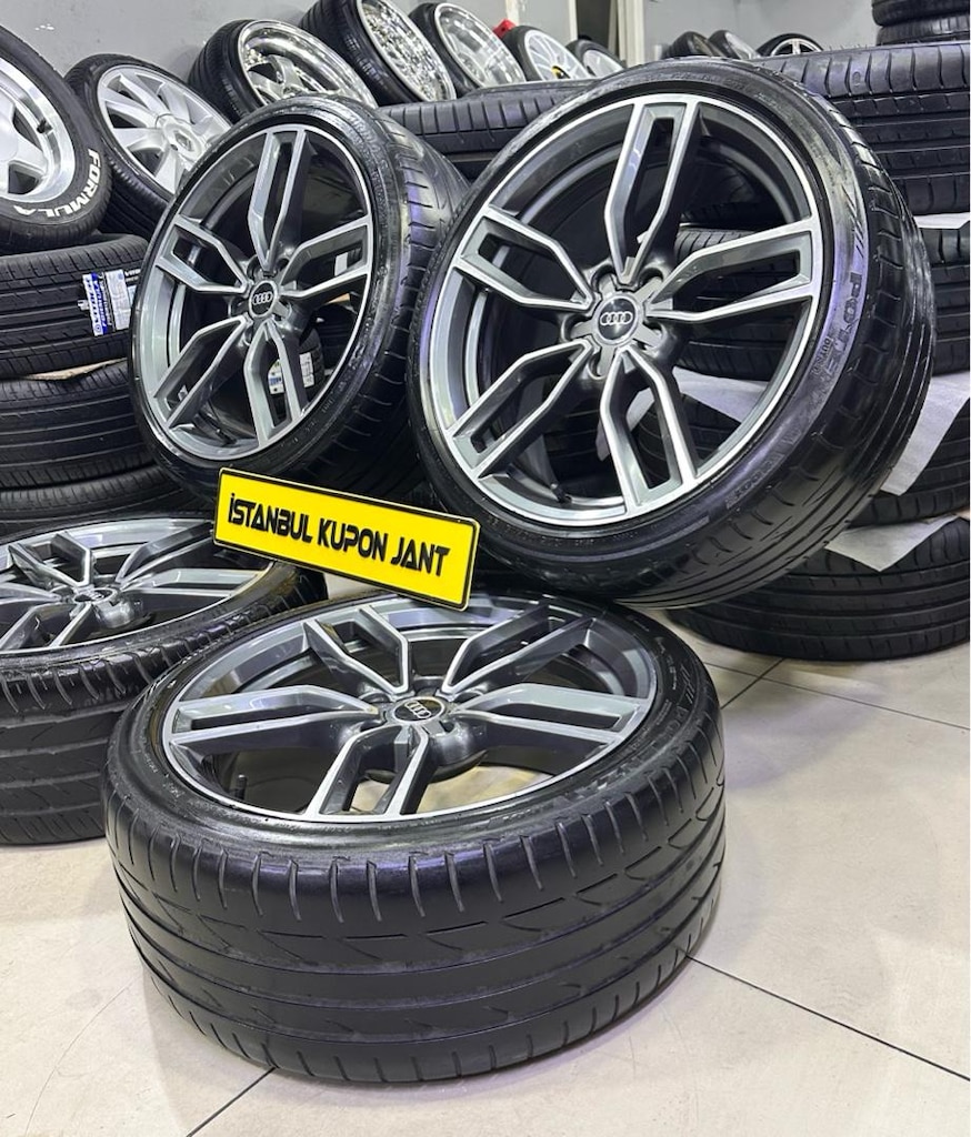 19 İNÇ 5x112 AUDİ A3 A4 A5 A6 JANT LASTİK TAKIMI SIFIR AYAR İŞLEMSİZ - 10