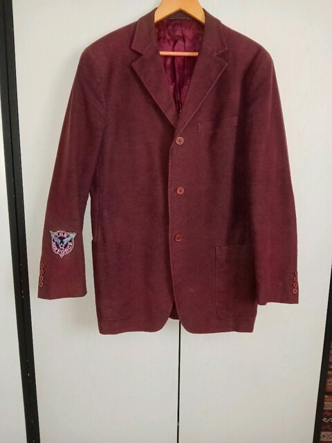 VERSACE V2 BORDO BLAZER CEKET 50