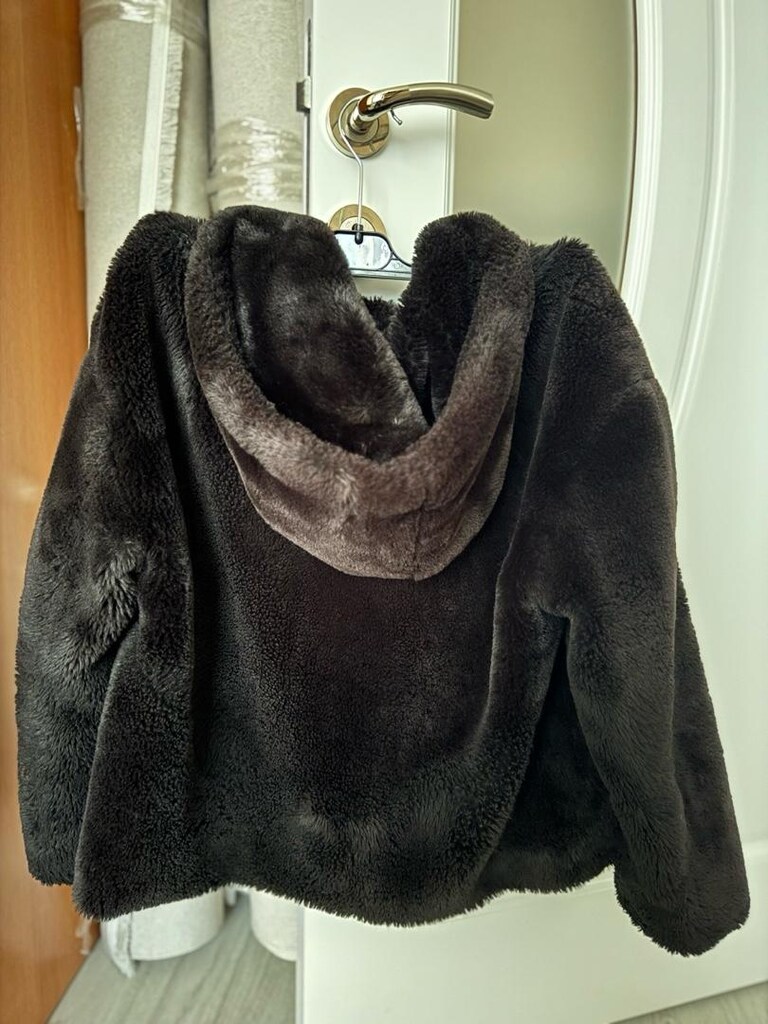 Zara siyah peluş mont - 3