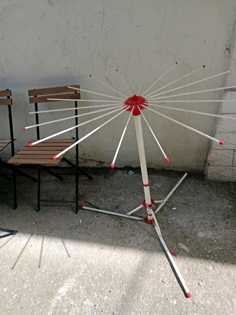Portatif katlanabilir Çamaşır askılığı - 5