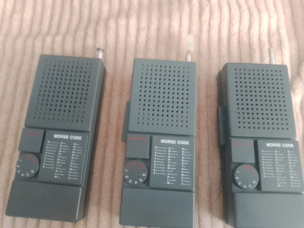 mors alfabesi olan çalışır vaziyette telsiz - 5