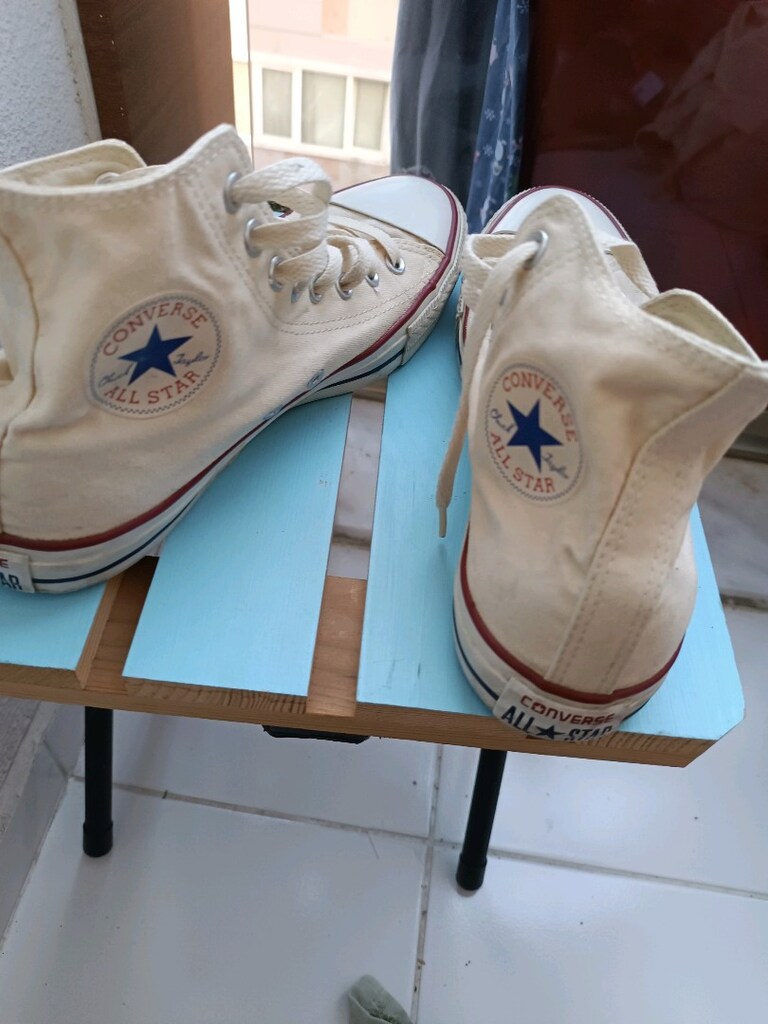 Converse Chuck Taylor All Star Classic Unisex Krem Sneaker - 3