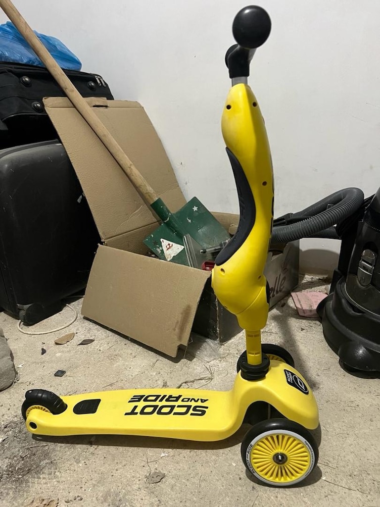 Scoot and Ride sarı oturaklı scooter - 4