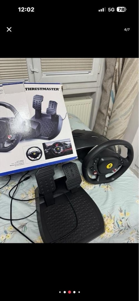 THRUSTMASTER T80 Ferrari 488 GTB PS/PC Direksiyon Seti - 6