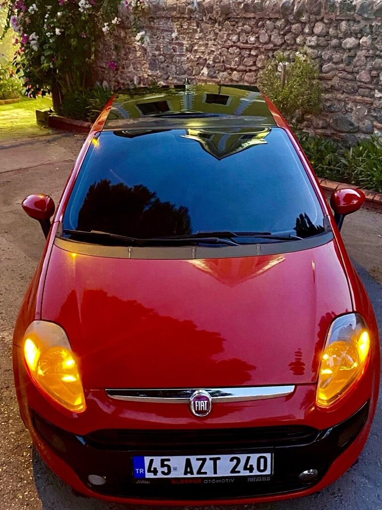 2012 model 1.4 makyajlı kasa Cam tavan Egzotik Kırmızı Punto - 2