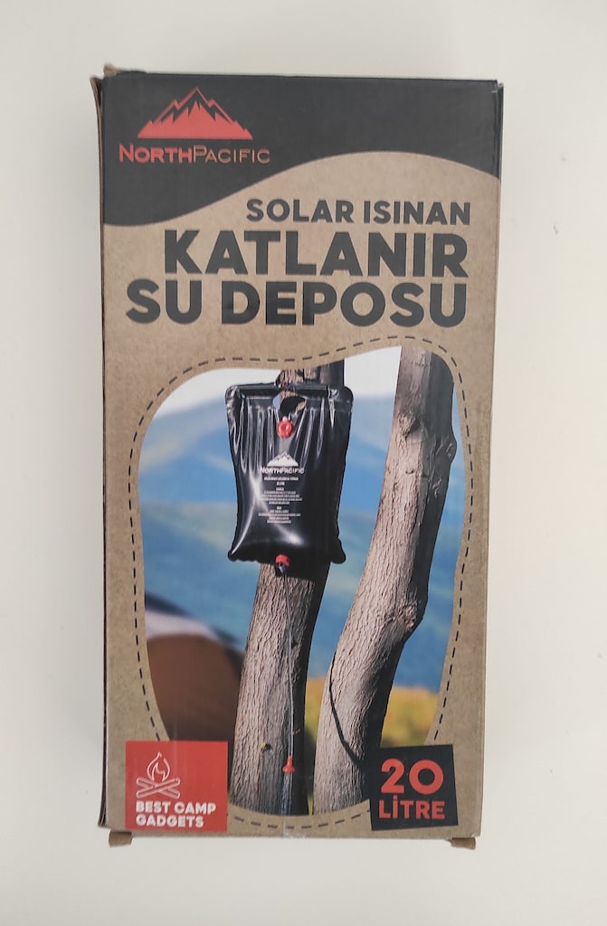 Portatif Tuvalet-Solar Duş- Katlanabilir Bidon Sıfır/Kutulu Full Takım