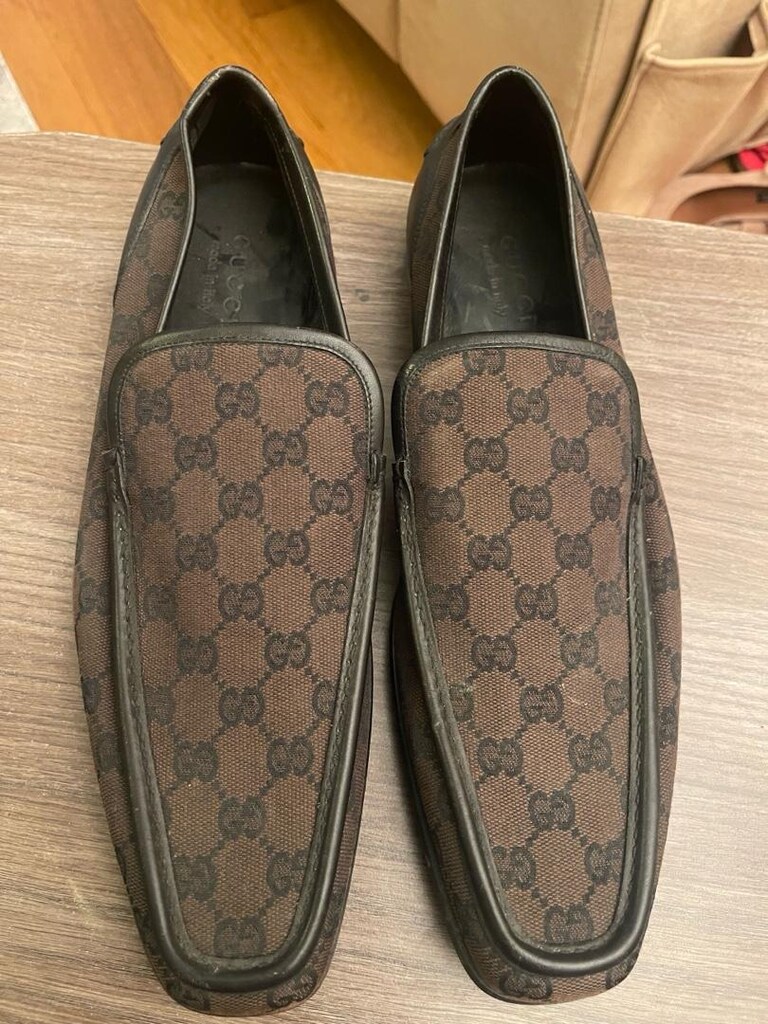 GUCCİ Canvas Loafer Casual Shoes for Men - 7
