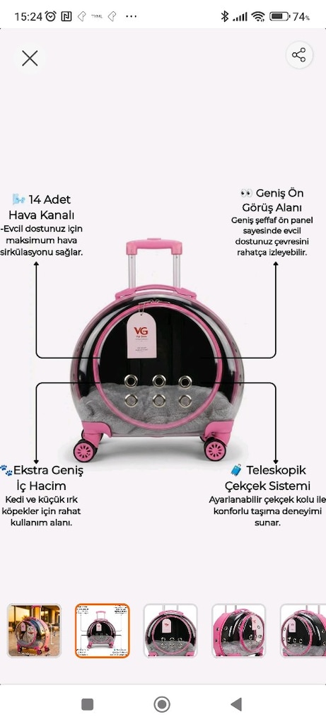 kedi taşıma çantası - 2