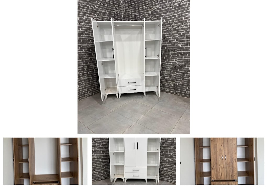 4 kapaklı elbise dolabı awlxpuqqvv - 4