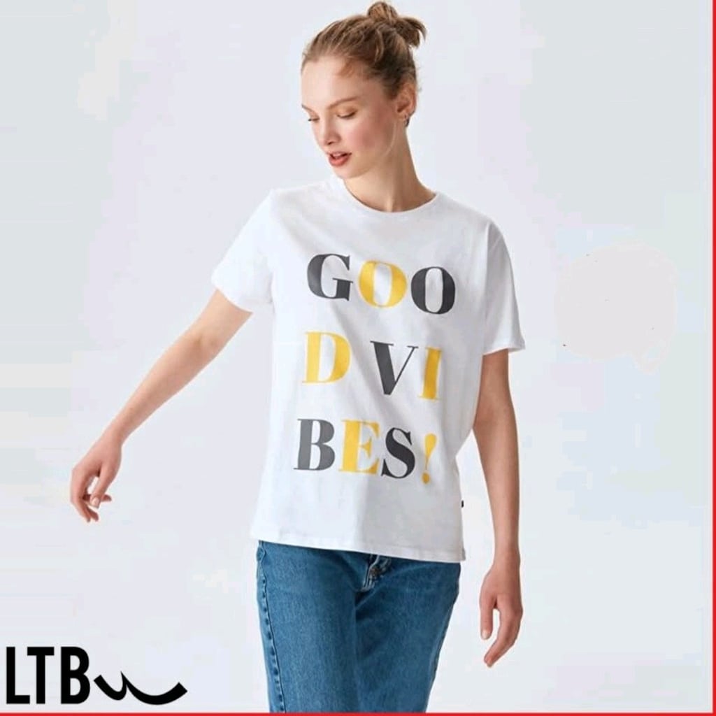 LTB jeans 'Good Vibes' Baskılı Tişört