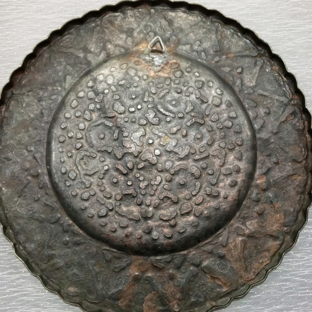 BAKIR EL İŞLEMESİ. DUVAR SÜSÜ. - 4