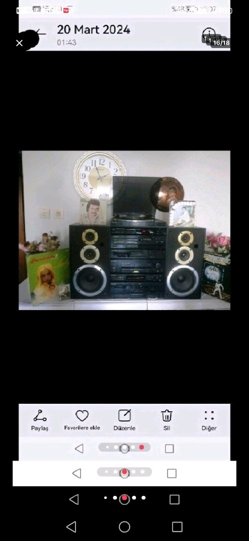 PIONEER MUZIK SETI FULL USBLI DVDLİ AUXLU 240VAT KOLONLAR KUMANDALI. - 7