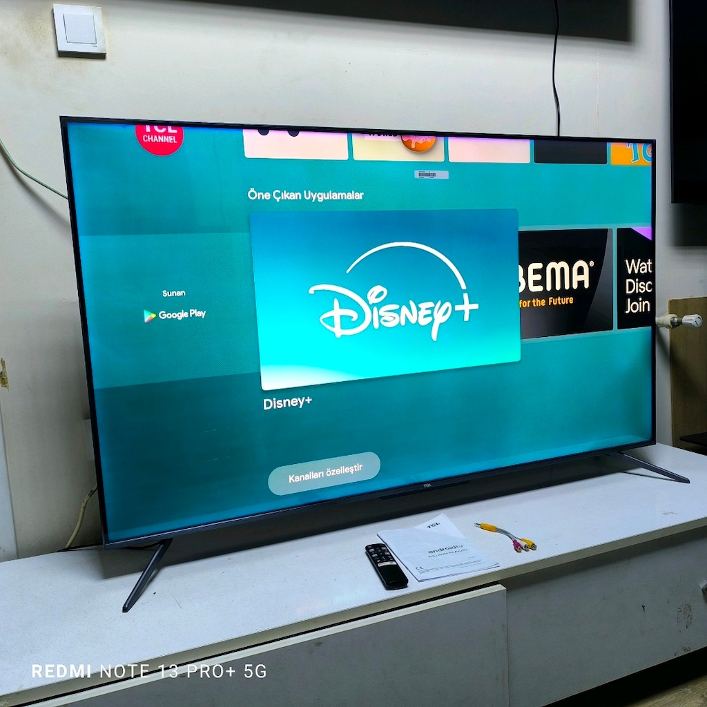 TCL 140 Ekran Qled TV jelatini üstünde Tertemiz Televizyon - 16