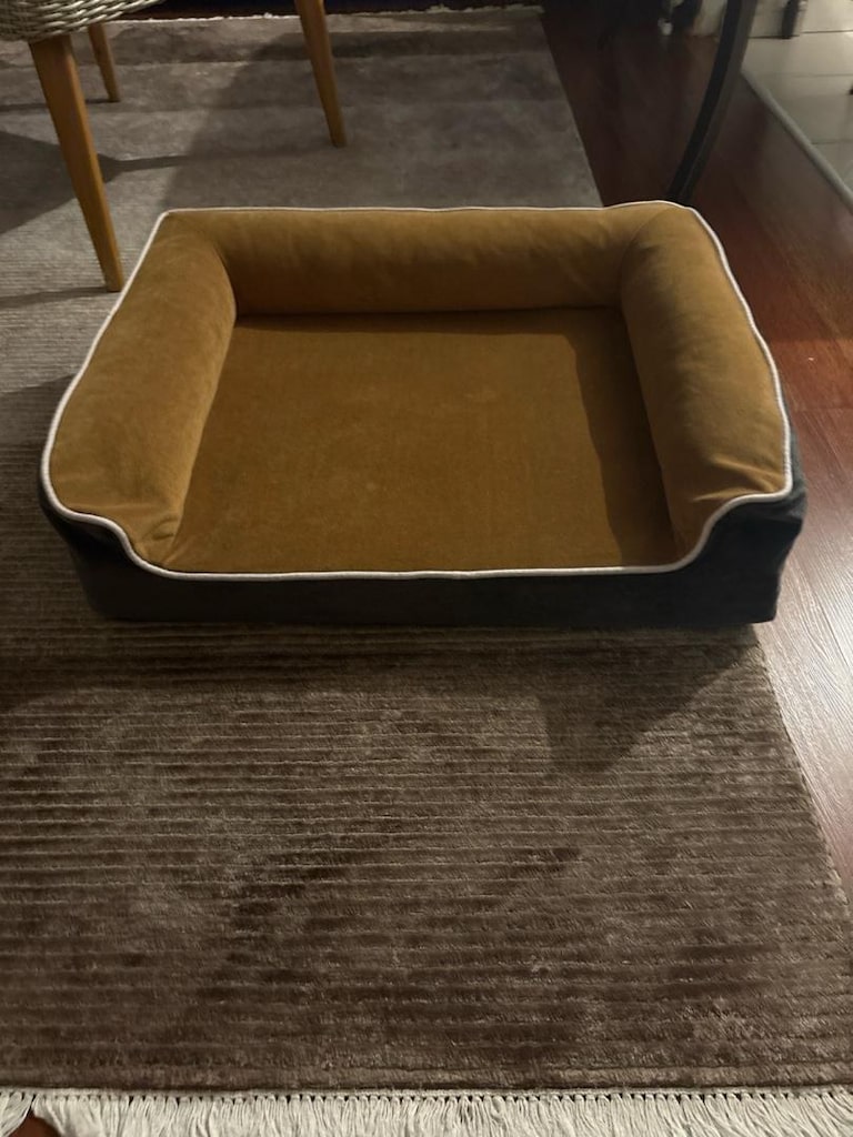 Premium Visko Sünger Alezli Fermuarlı Yıkanabilir Köpek Yatağı - 3