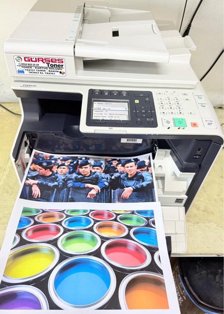 Yazıcı Canon 8280w Renkli Fotokopi Tarayıcı Wifili Ekonomik - 6